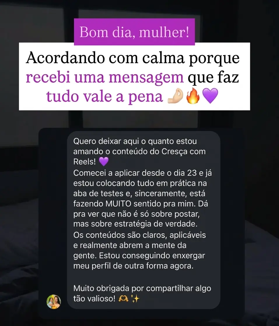 Resultado compartilhado por cliente do Cresça com Reels (1 de 45)