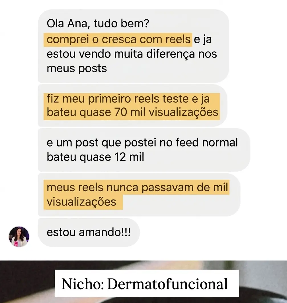 Resultado compartilhado por cliente do Cresça com Reels (5 de 45)