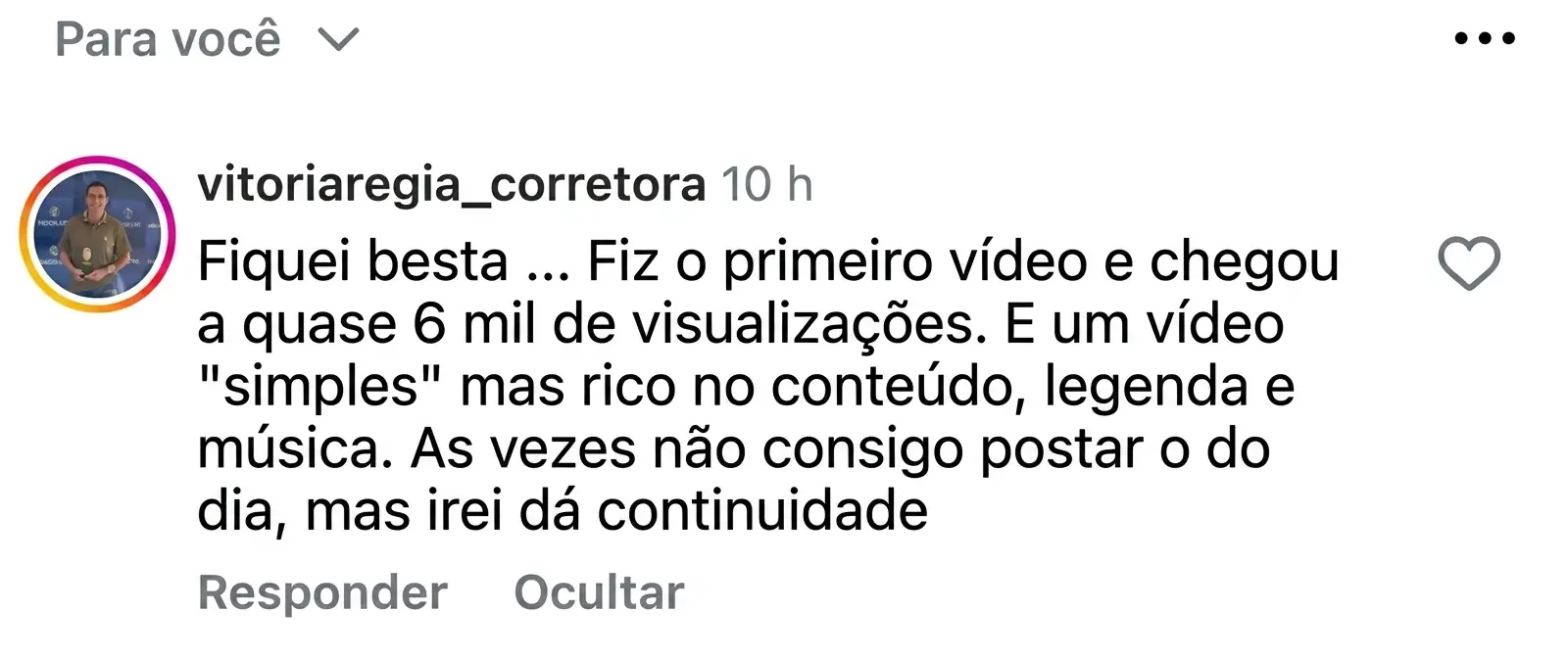 Resultado compartilhado por cliente do Cresça com Reels (6 de 45)