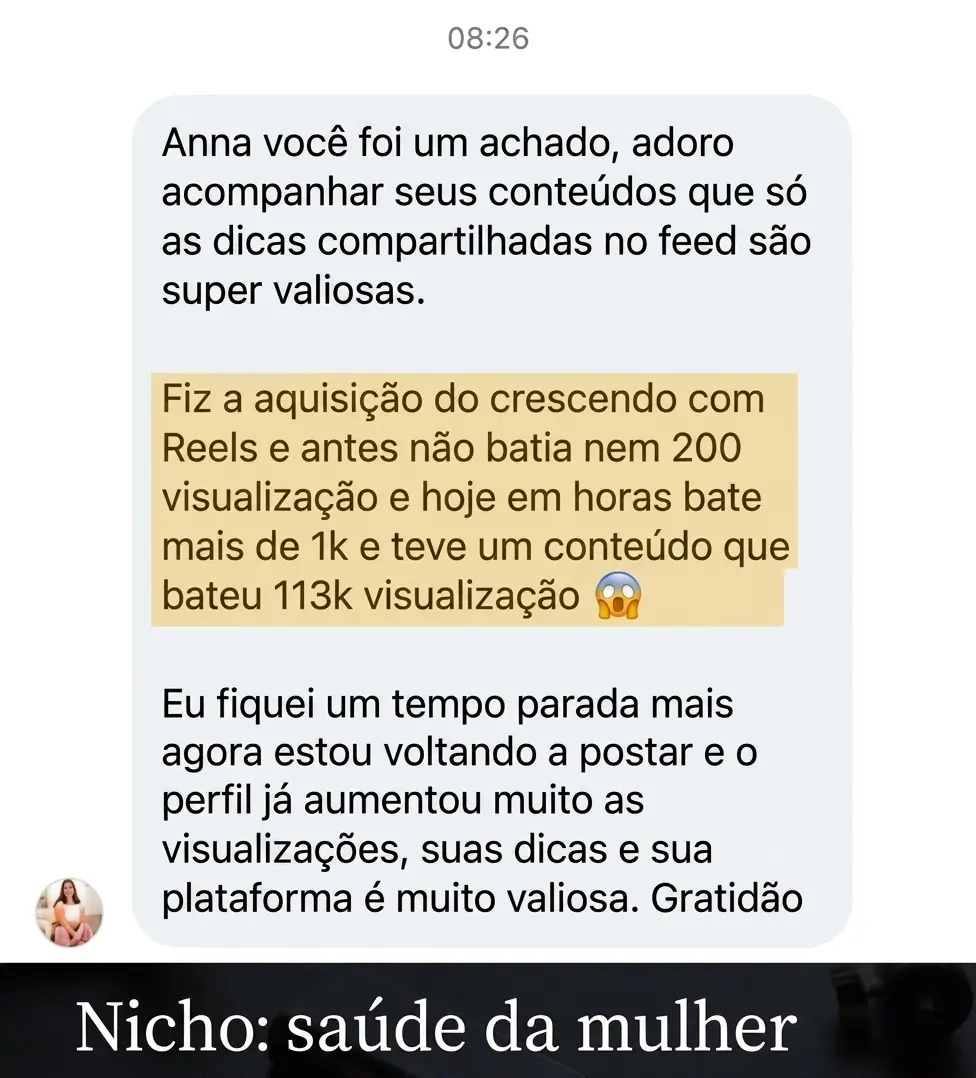 Resultado compartilhado por cliente do Cresça com Reels (45 de 45)
